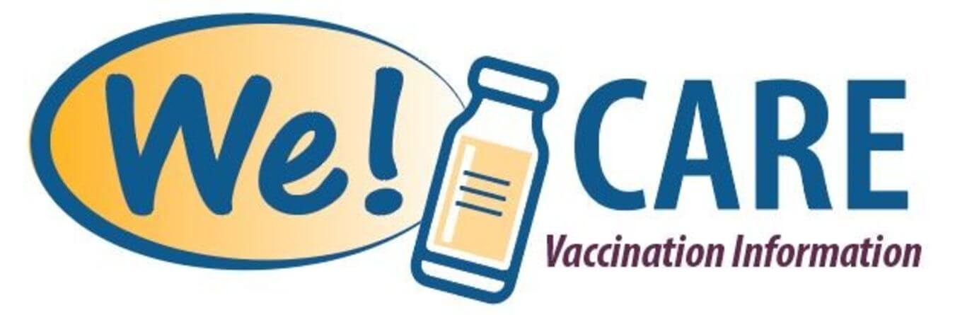 We! Care Vaccination Information image.