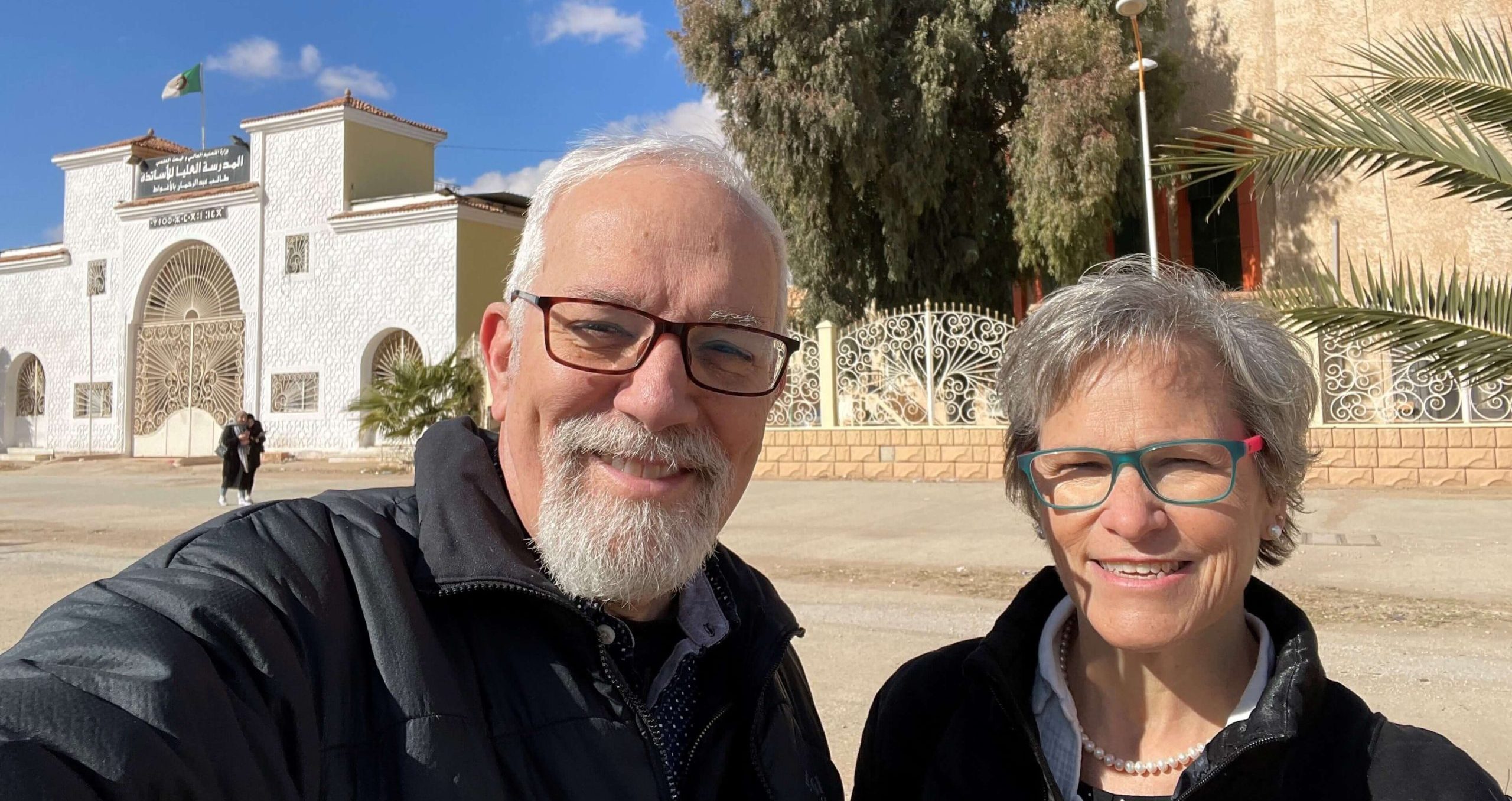 Jim and Carol in Laghouat Algeria